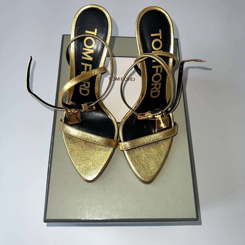 Tom ford Locke sandal gold